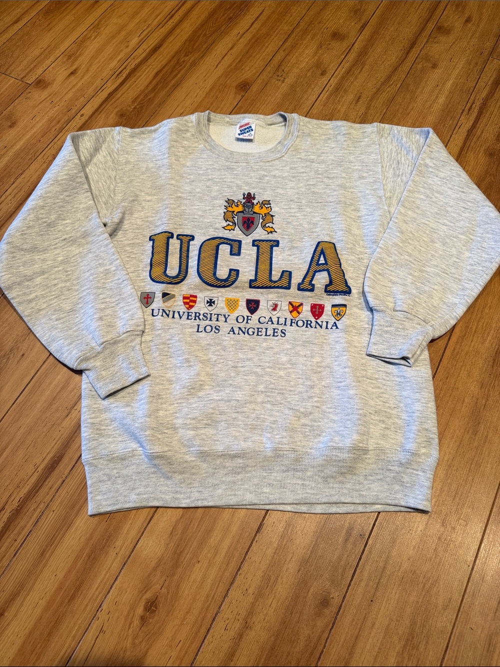 Vintage 1992 UCLA University of California Los Angeles Jerzees Super Sweats Crew